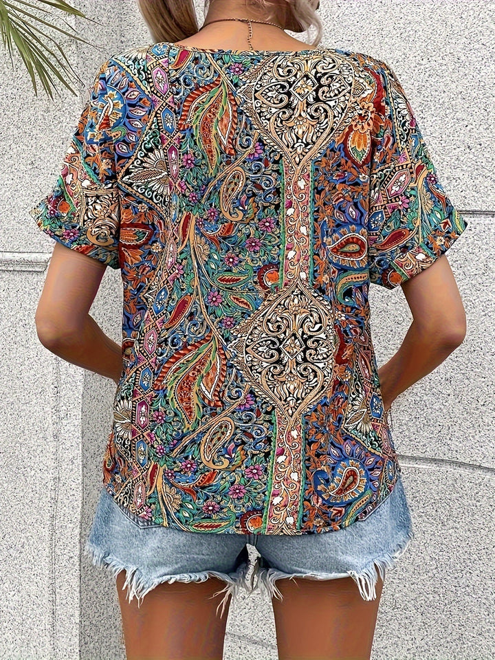 SARA™ | Bluza s V-izrezom
