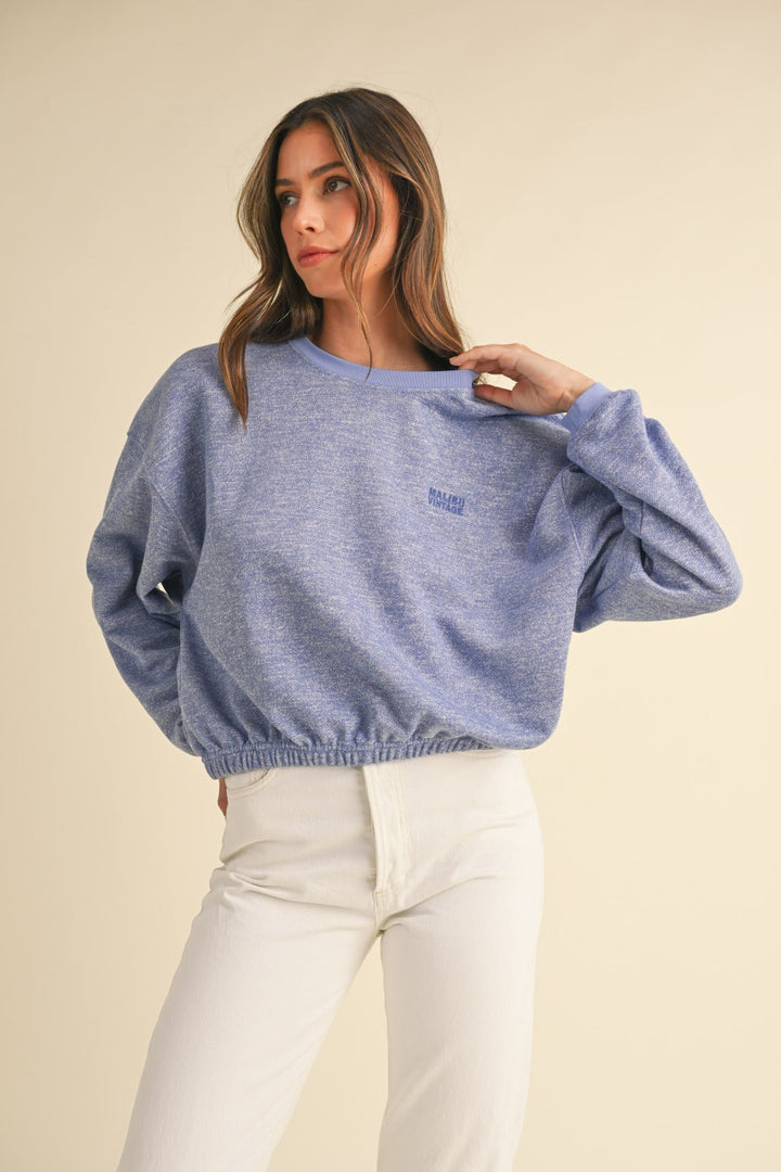 Lorena® | Mable majica s okomih rukavima i ušivenim slovima