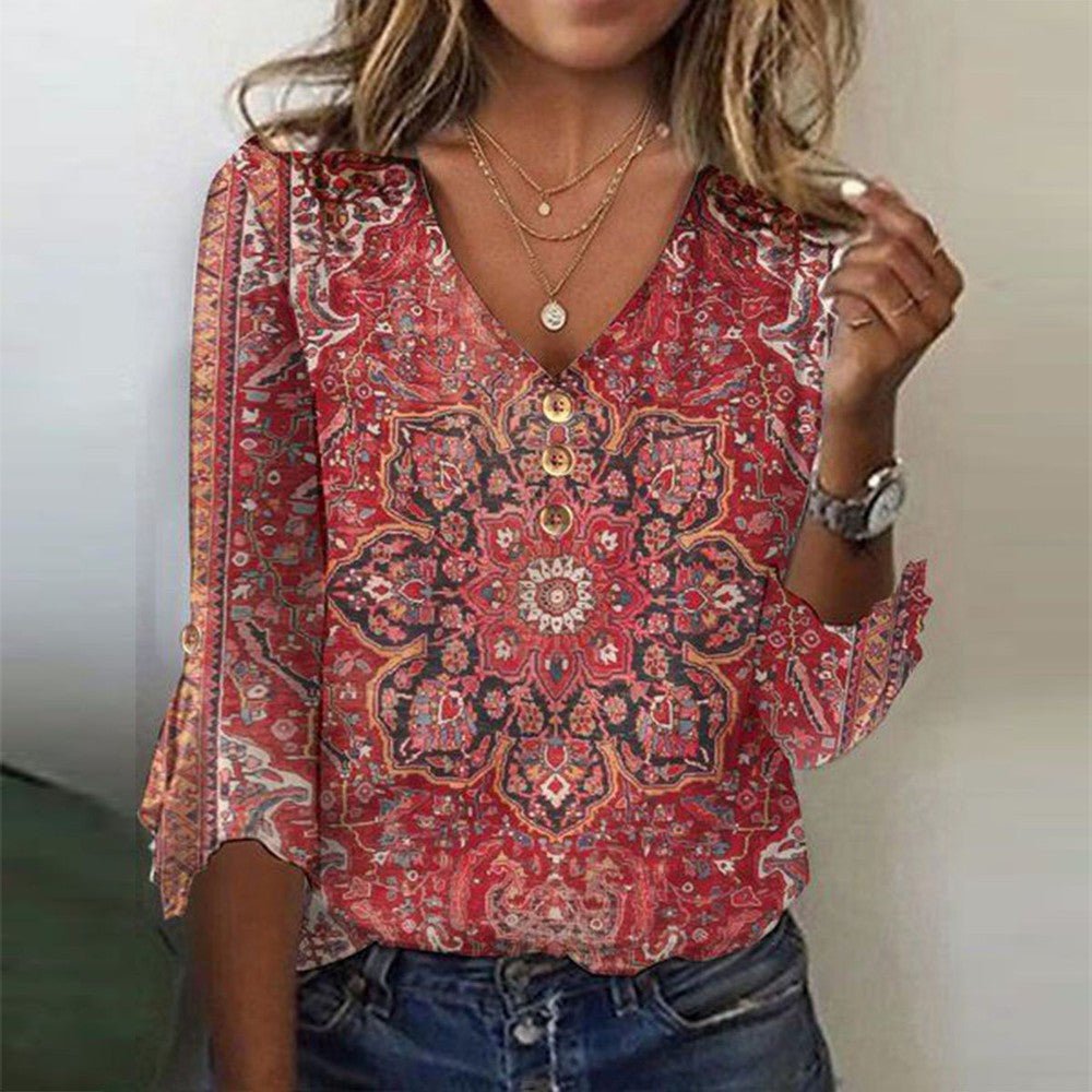 Karina™ | Vintage Boho Bluza