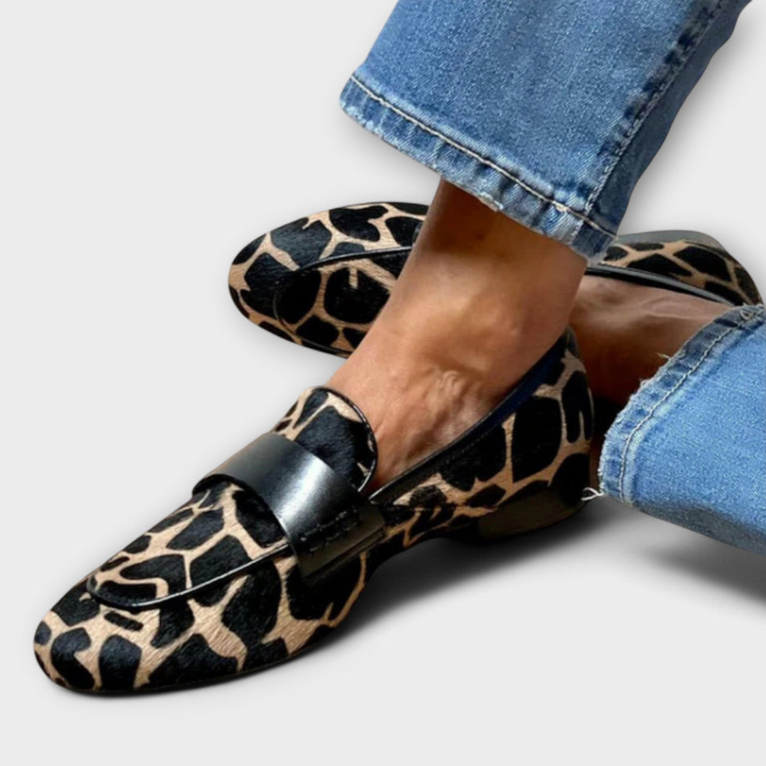 Léonie™ | Mokasin Leoparda