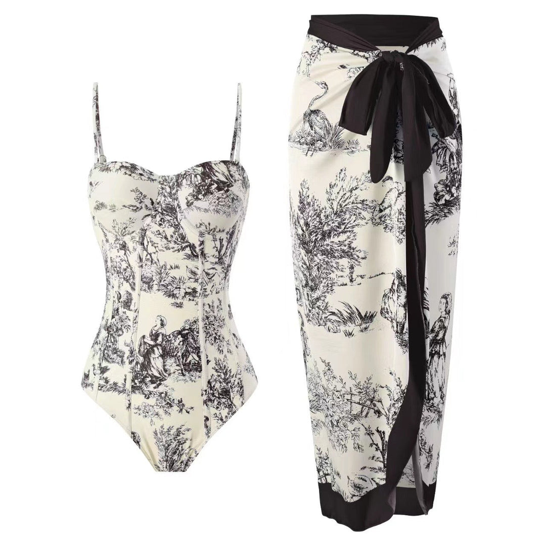 Mandy | Elegantni otisnuti kupaći kostim set