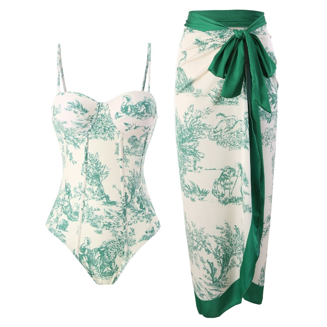 Mandy | Elegantni otisnuti kupaći kostim set