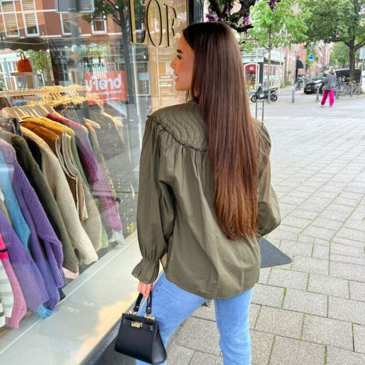 Bruno® | Ležerna bluza s naborom