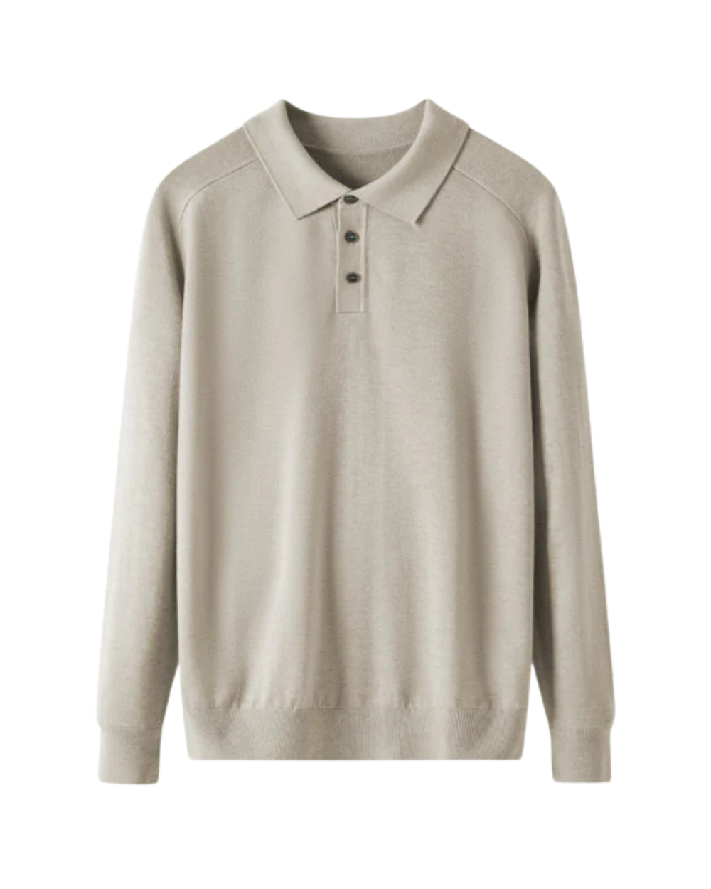 Collin - Polo s dugim rukavima od merino vune
