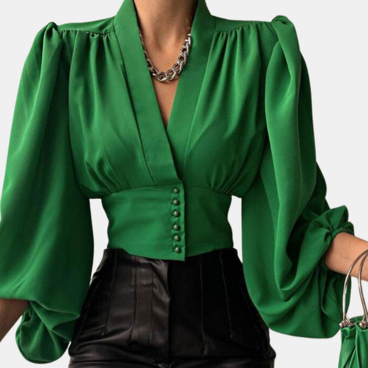 Bretts® | Moderna bluza s duplim rukavima i V-izrezom