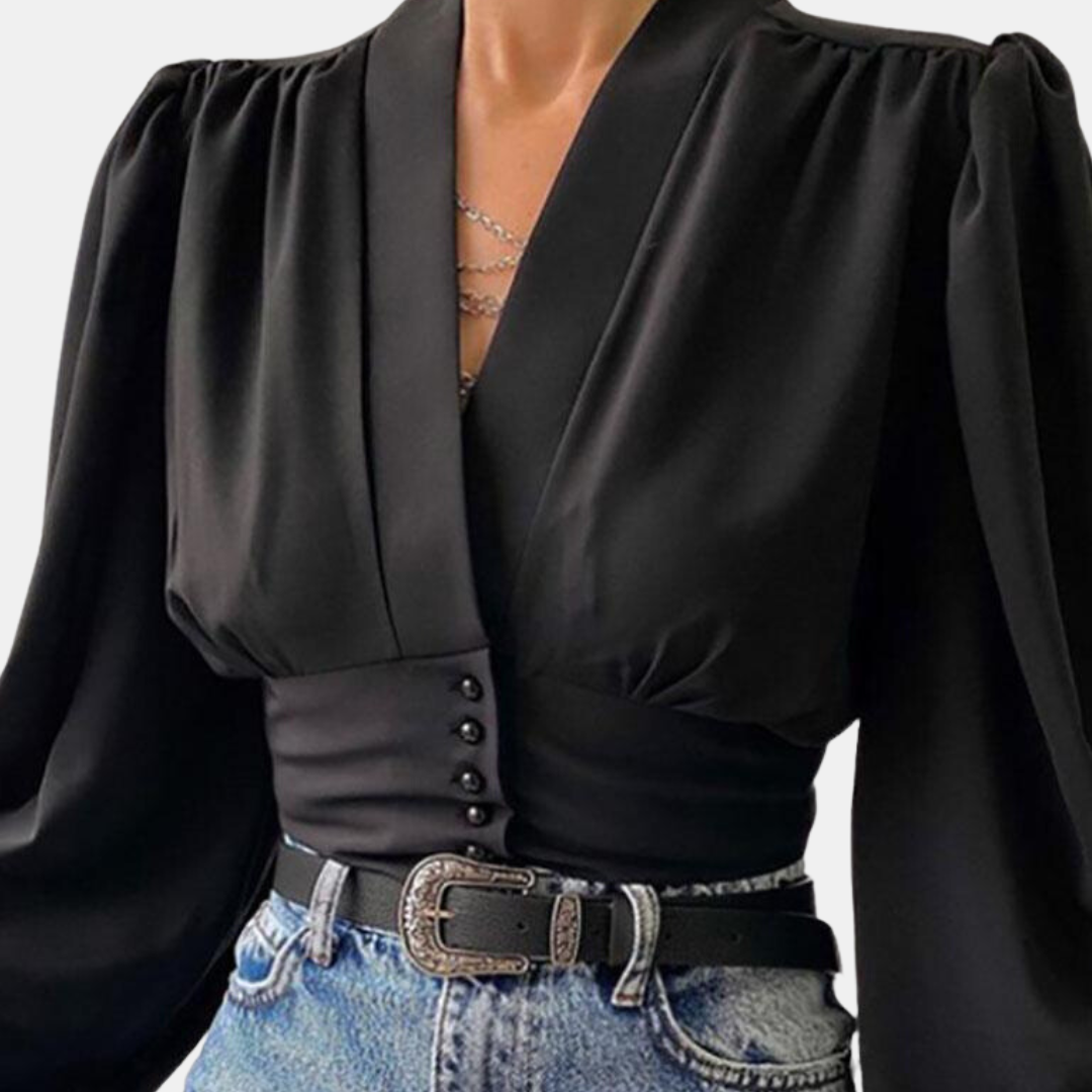 Bretts® | Moderna bluza s duplim rukavima i V-izrezom