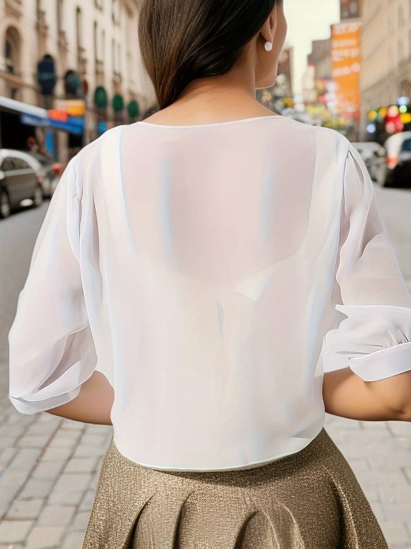 Betsabé® | Elegantna proljetna bluza s otvorenim prednjim dijelom