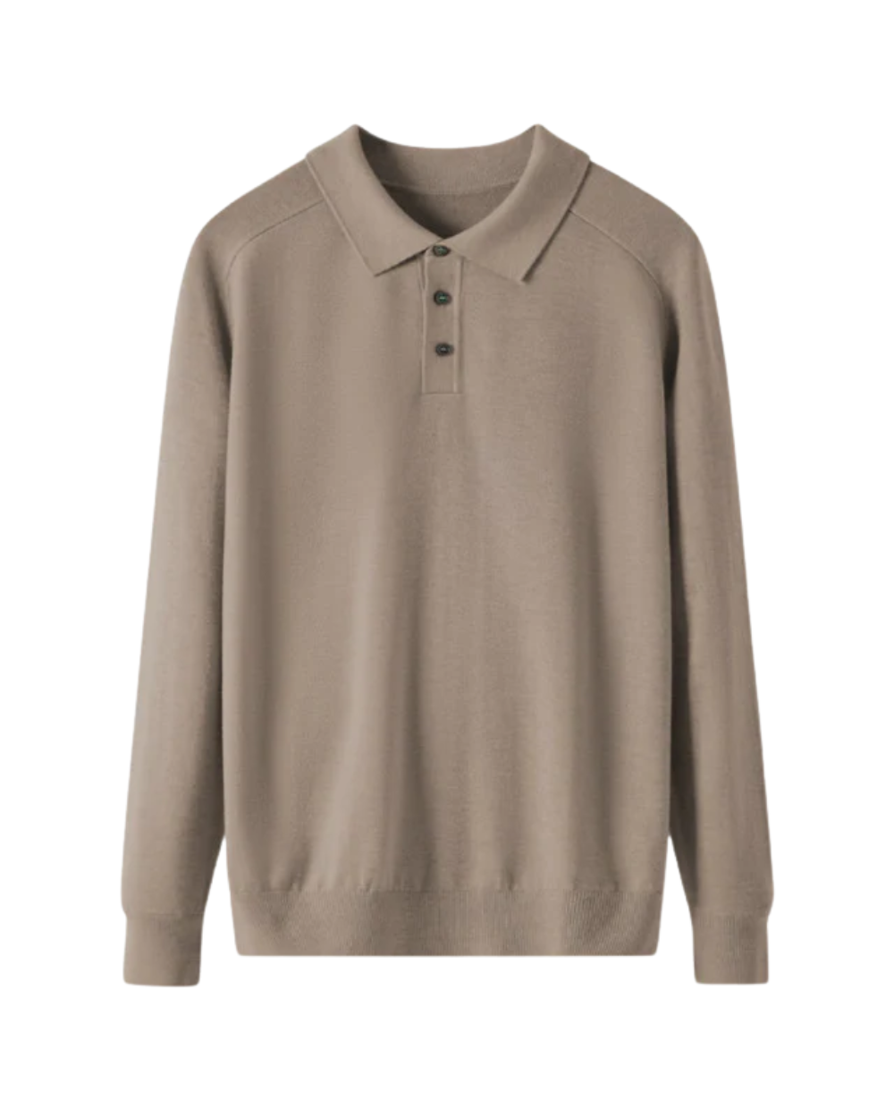Collin - Polo s dugim rukavima od merino vune
