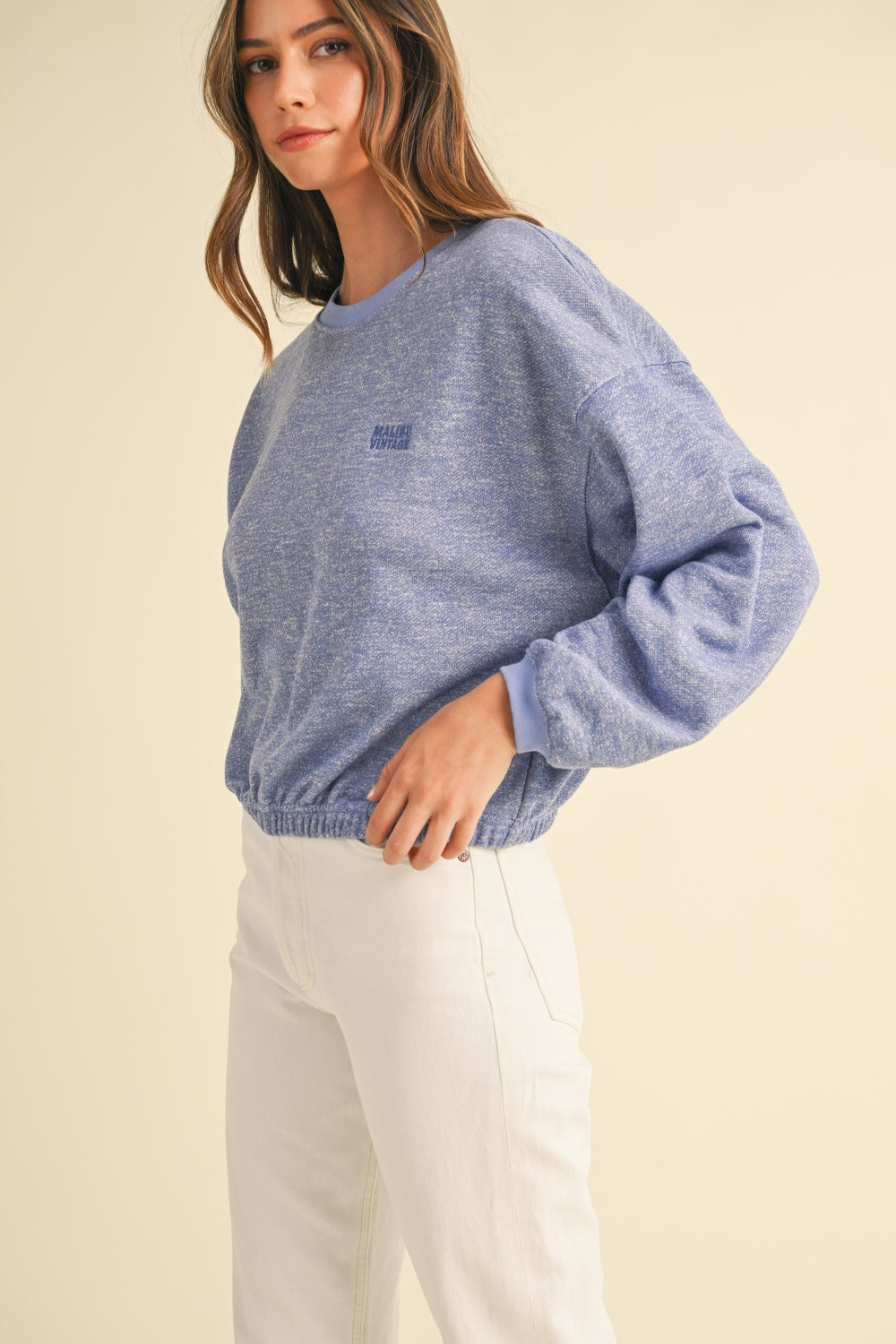 Lorena® | Mable majica s okomih rukavima i ušivenim slovima