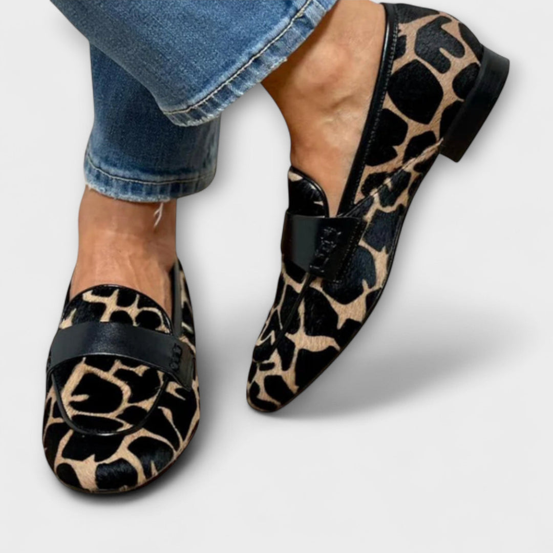 Léonie™ | Mokasin Leoparda