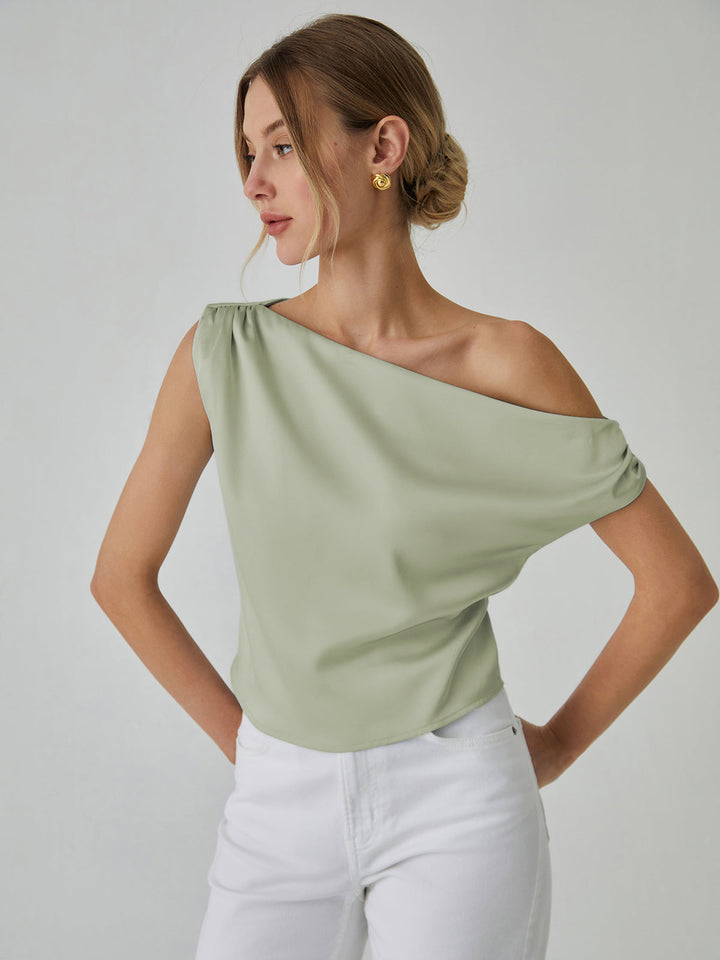 Bretchen® | Asimetrična bluza s detaljem od čvora
