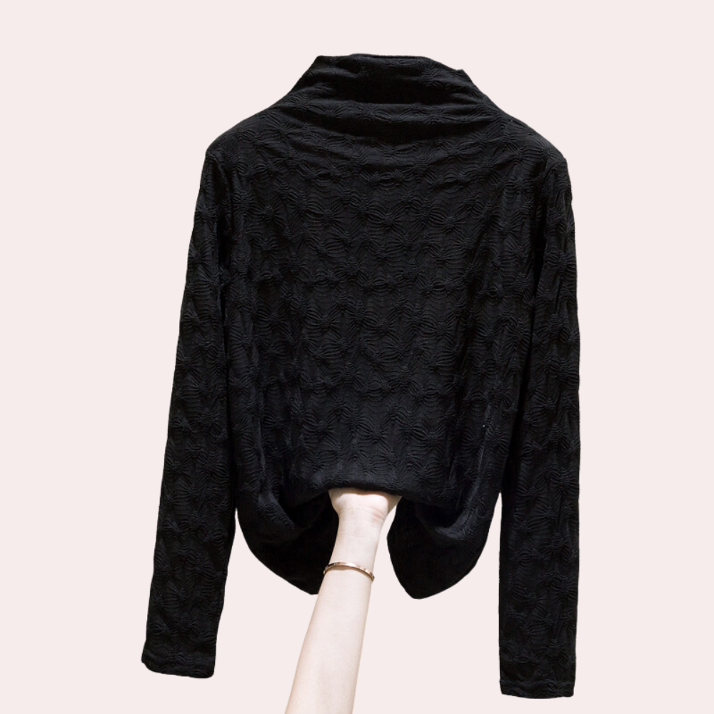 Brunilda® | Elegantna ženska bluza s visokim izrezom