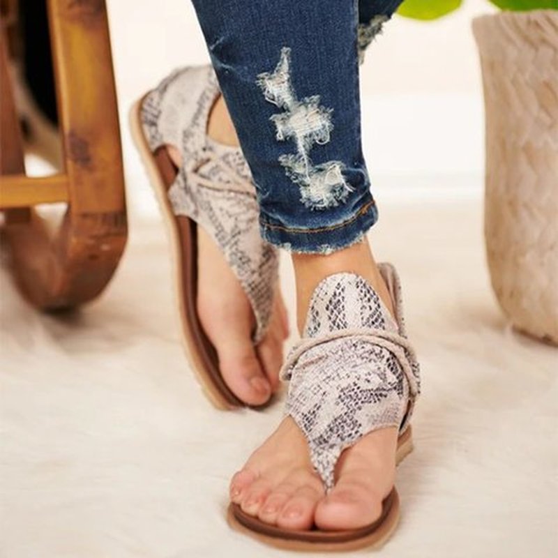Casandra® | Sandale s boho uzorkom životinja