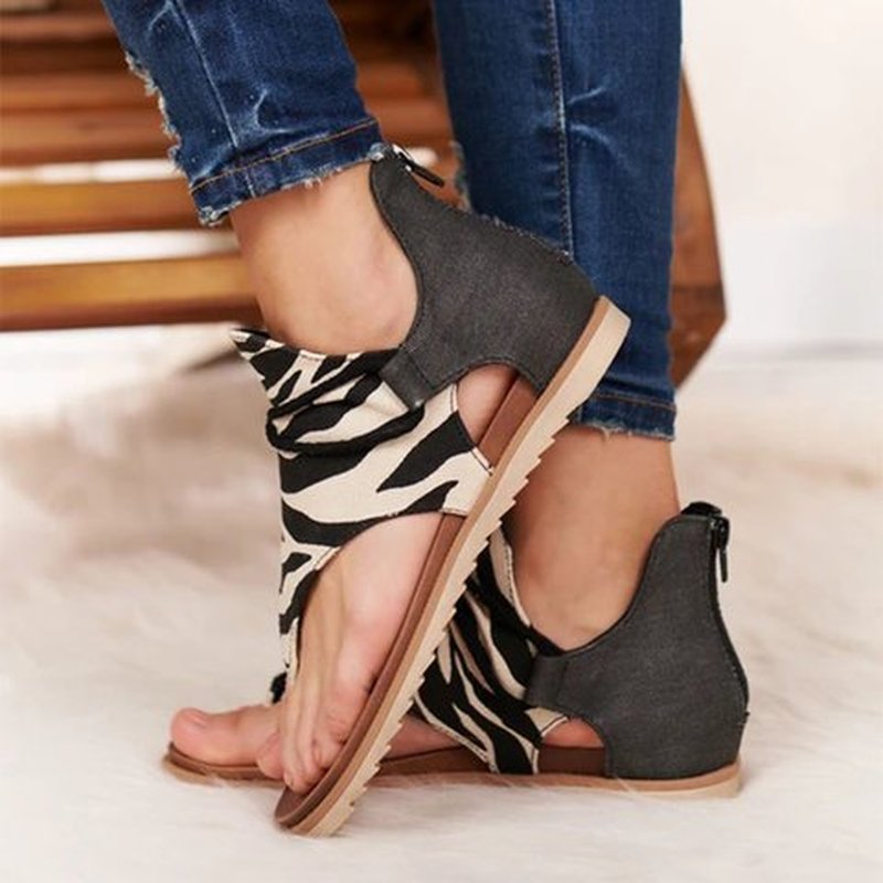 Casandra® | Sandale s boho uzorkom životinja