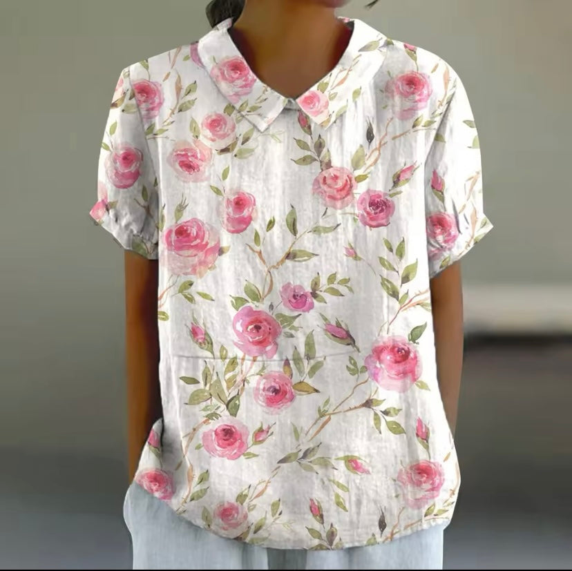 Karla | Elegantna cvjetna bluza
