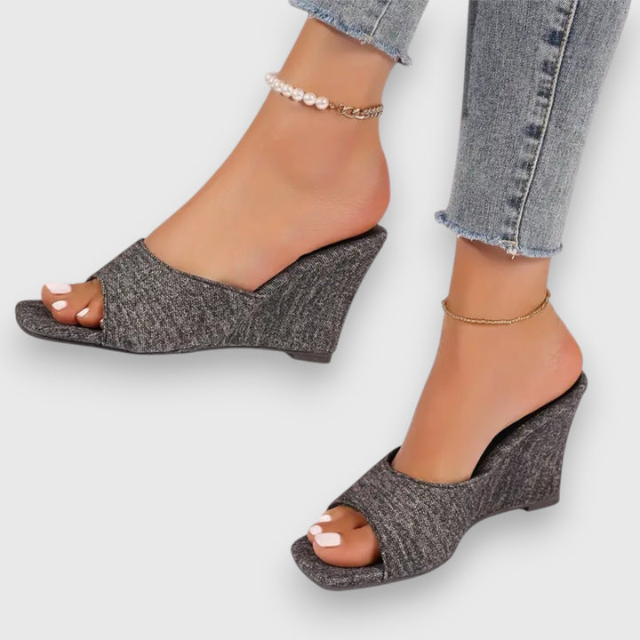 Ximena® | Čizme na potpeticu od jeansa