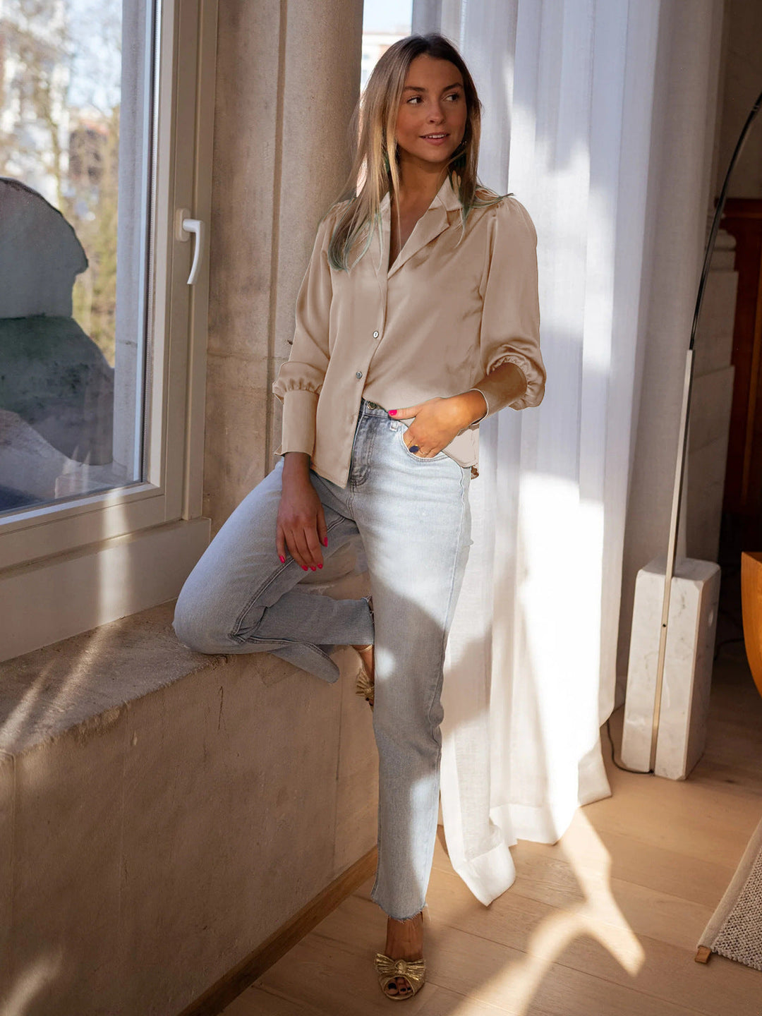 Ayla® | Neformalna košulja s gumbi za žene