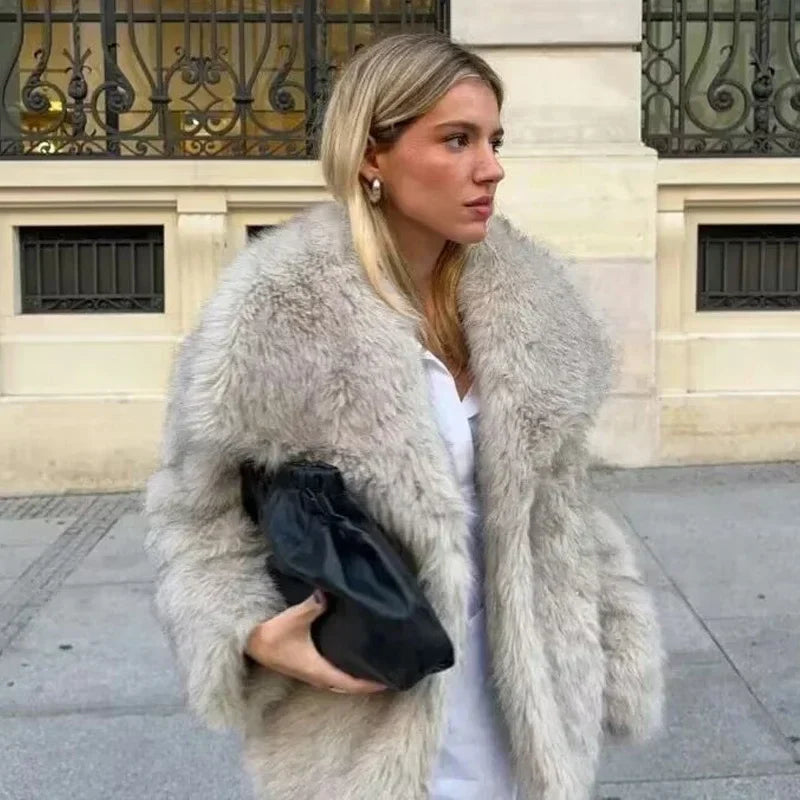 Aina | Elegantna umjetna krznena zimaska