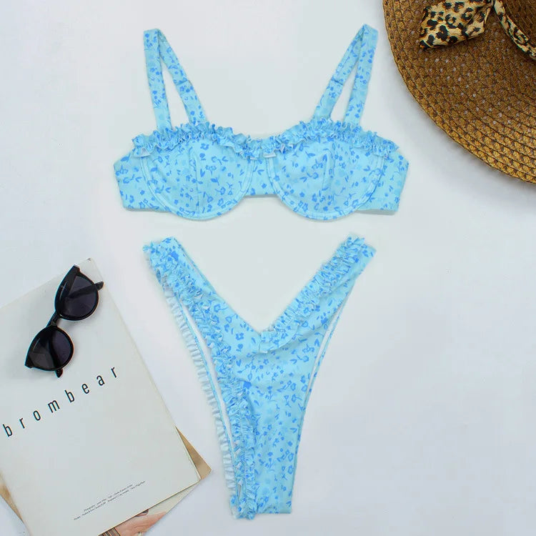 Yomara® | Slatki bikini s ukrasnim naborima