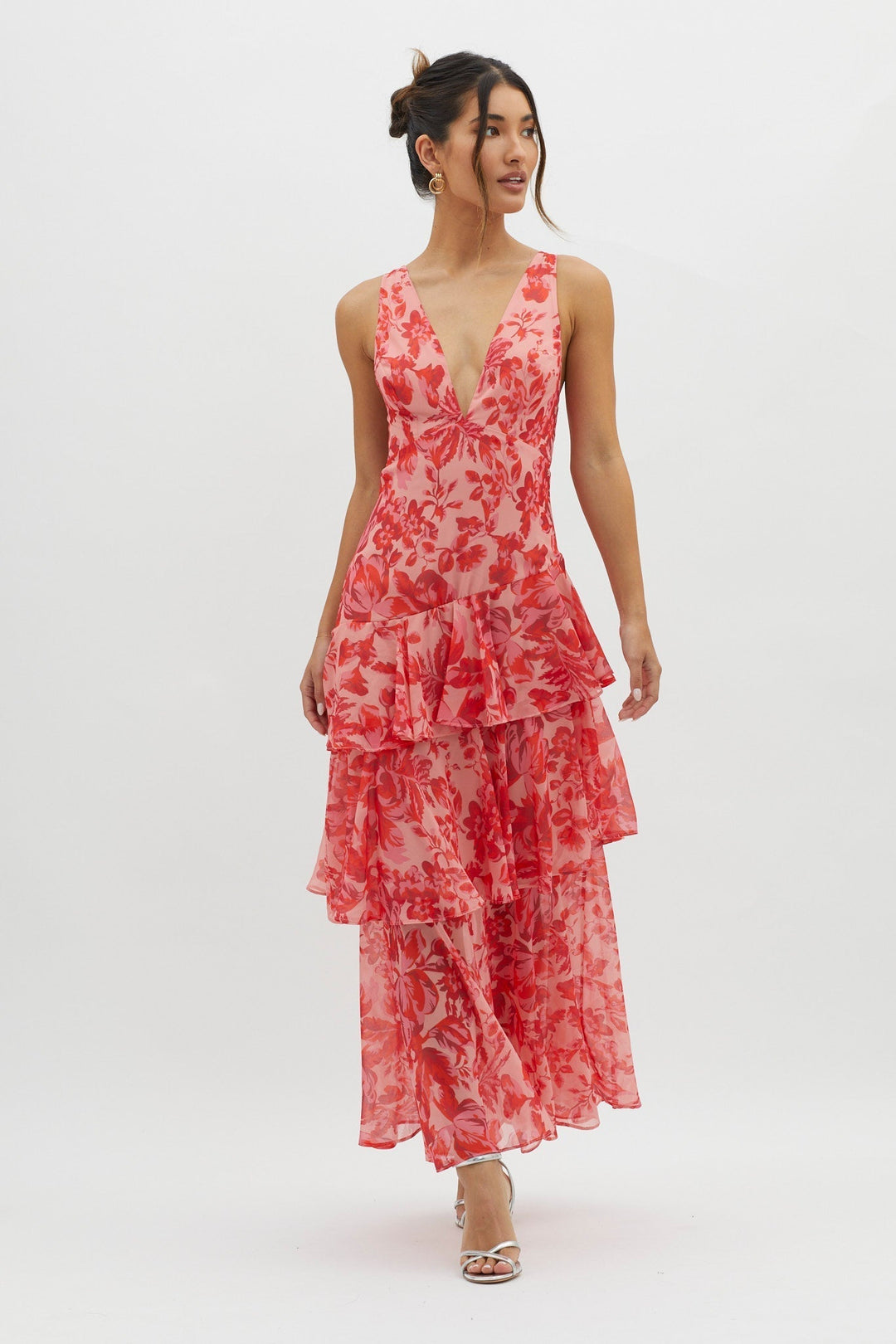 Faye™ | Bloom Shift midi haljina