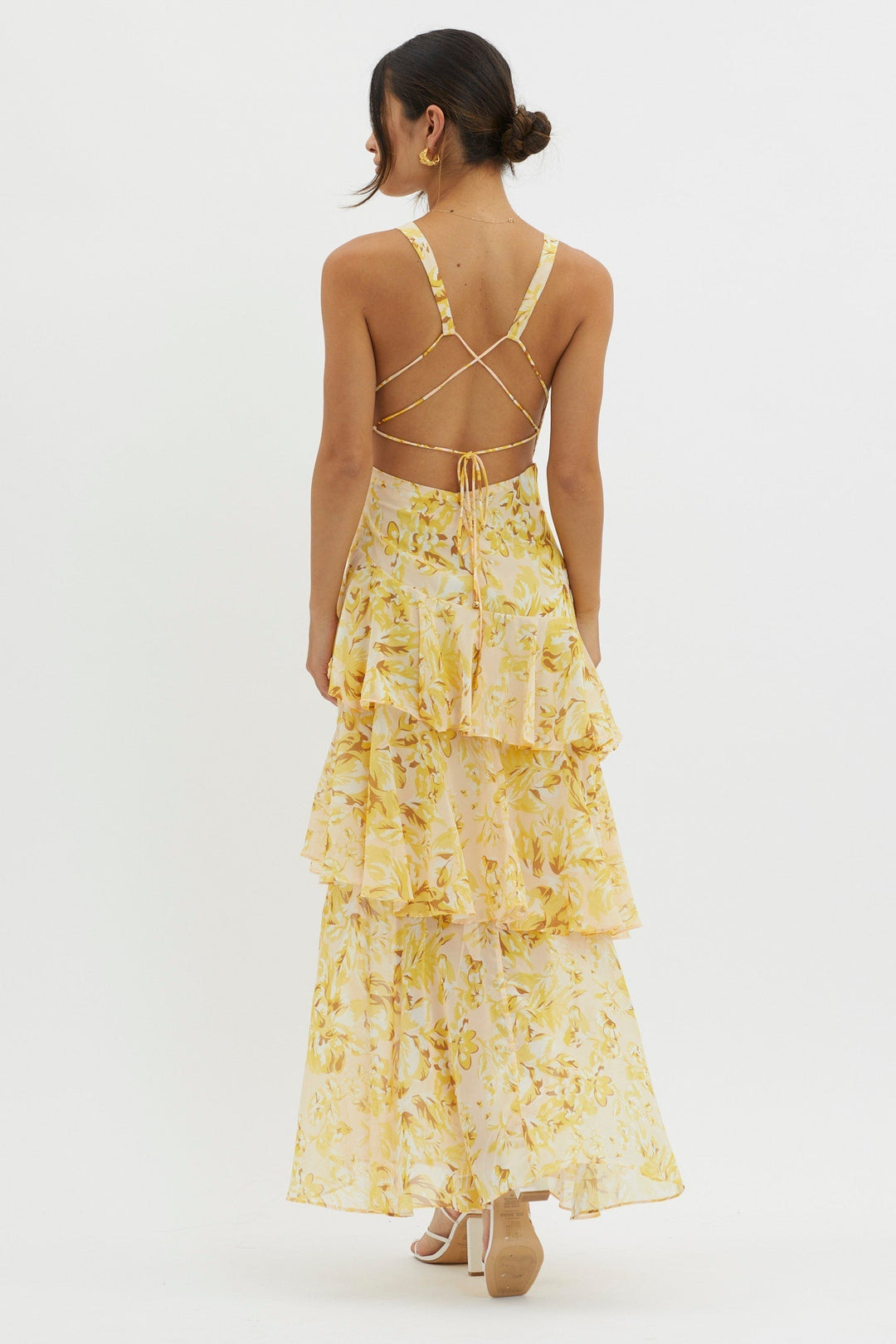 Faye™ | Bloom Shift midi haljina
