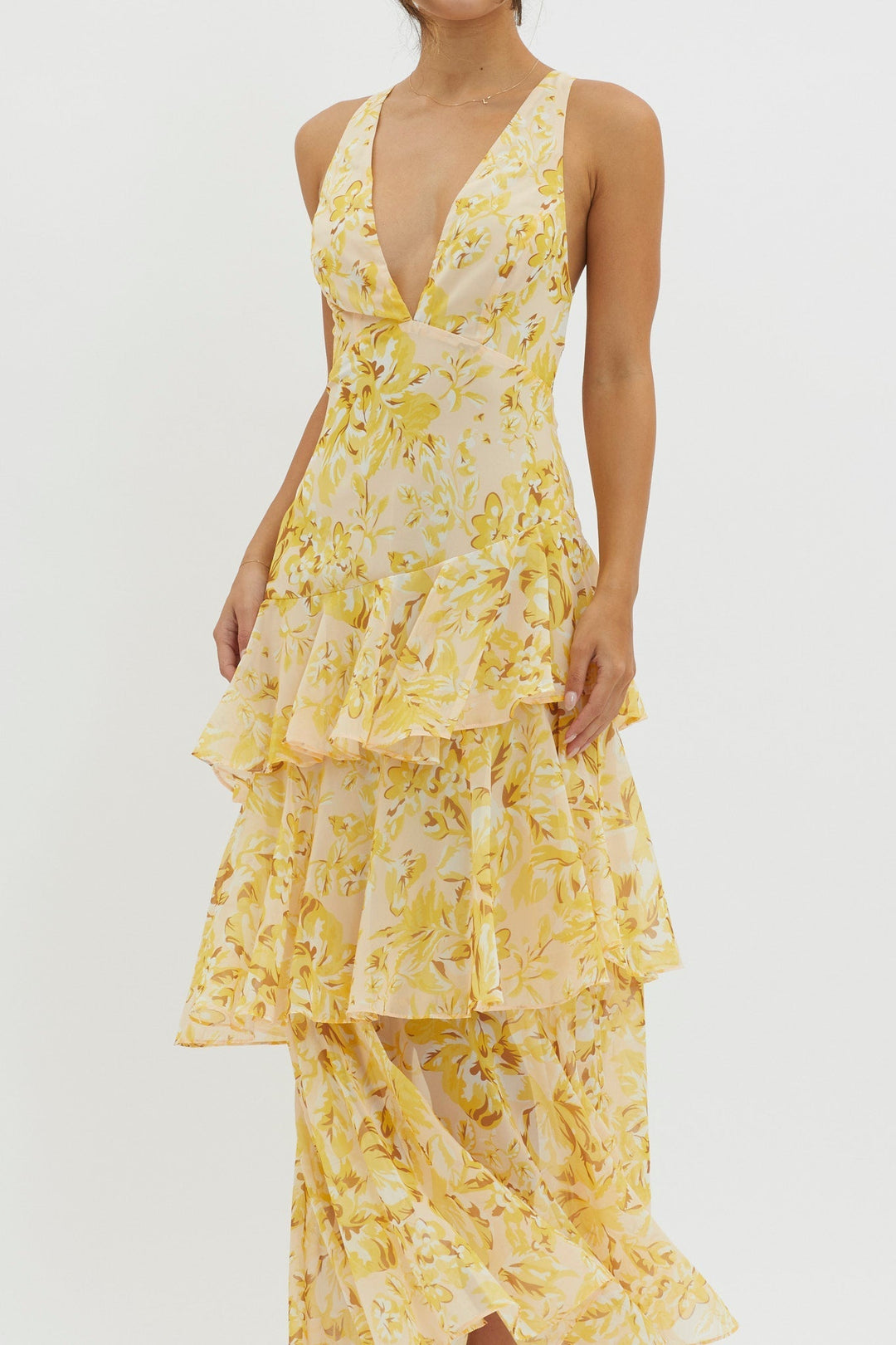 Faye™ | Bloom Shift midi haljina