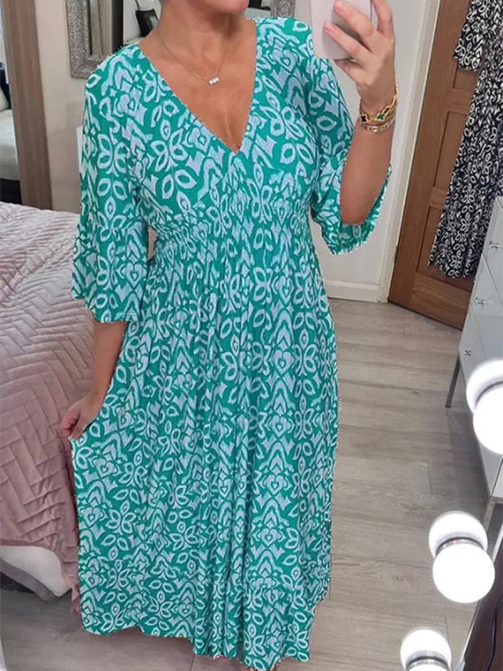 Boho Maxik led s V izrezom