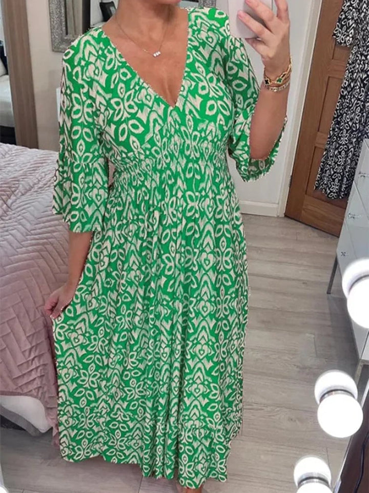 Boho Maxik led s V izrezom