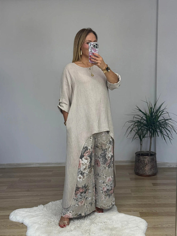 Marie | Opusen od pamuka i lanenog seta