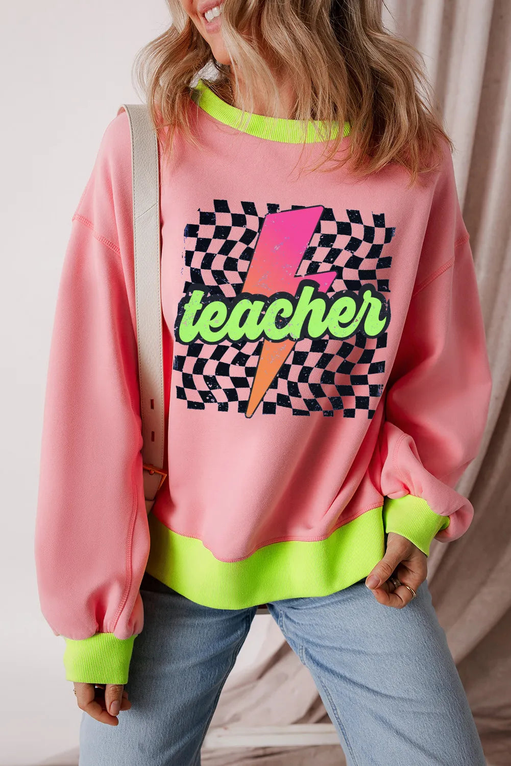 Marion® | Grafički sweatshirt s dugim rukavima i okruglim dekolteom