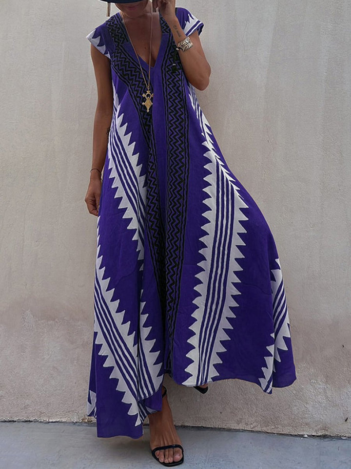 Boho™ | Bez rukava haljina s V-izrezom