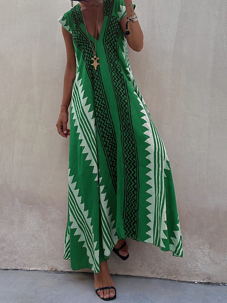 Boho™ | Bez rukava haljina s V-izrezom