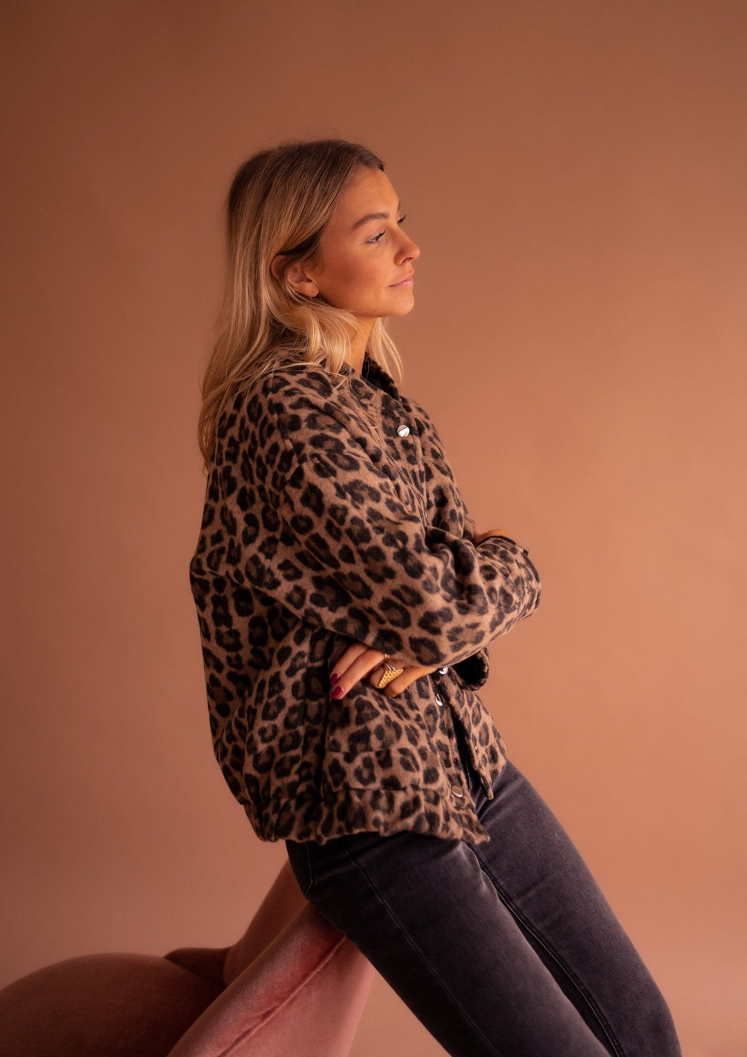 Charlene – Trendova Leopard Jakna