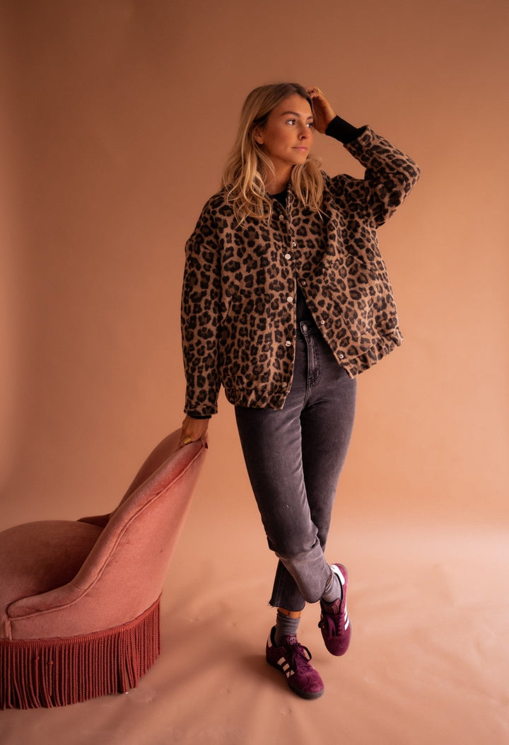 Charlene – Trendova Leopard Jakna