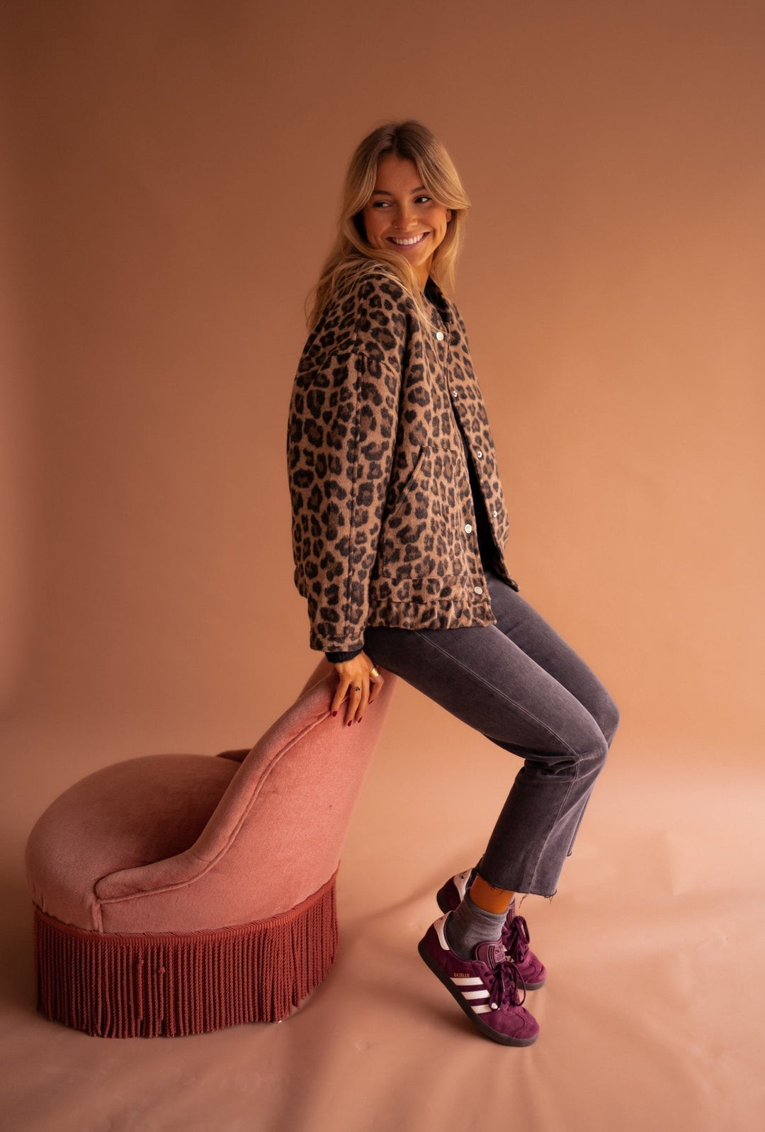 Charlene – Trendova Leopard Jakna
