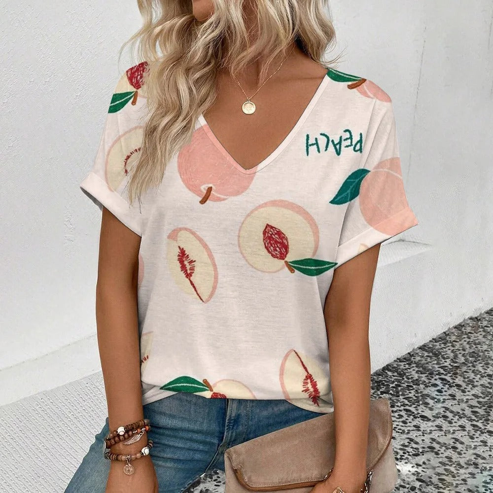 Bruenton® | Moderno T-shirt s otiskom voća