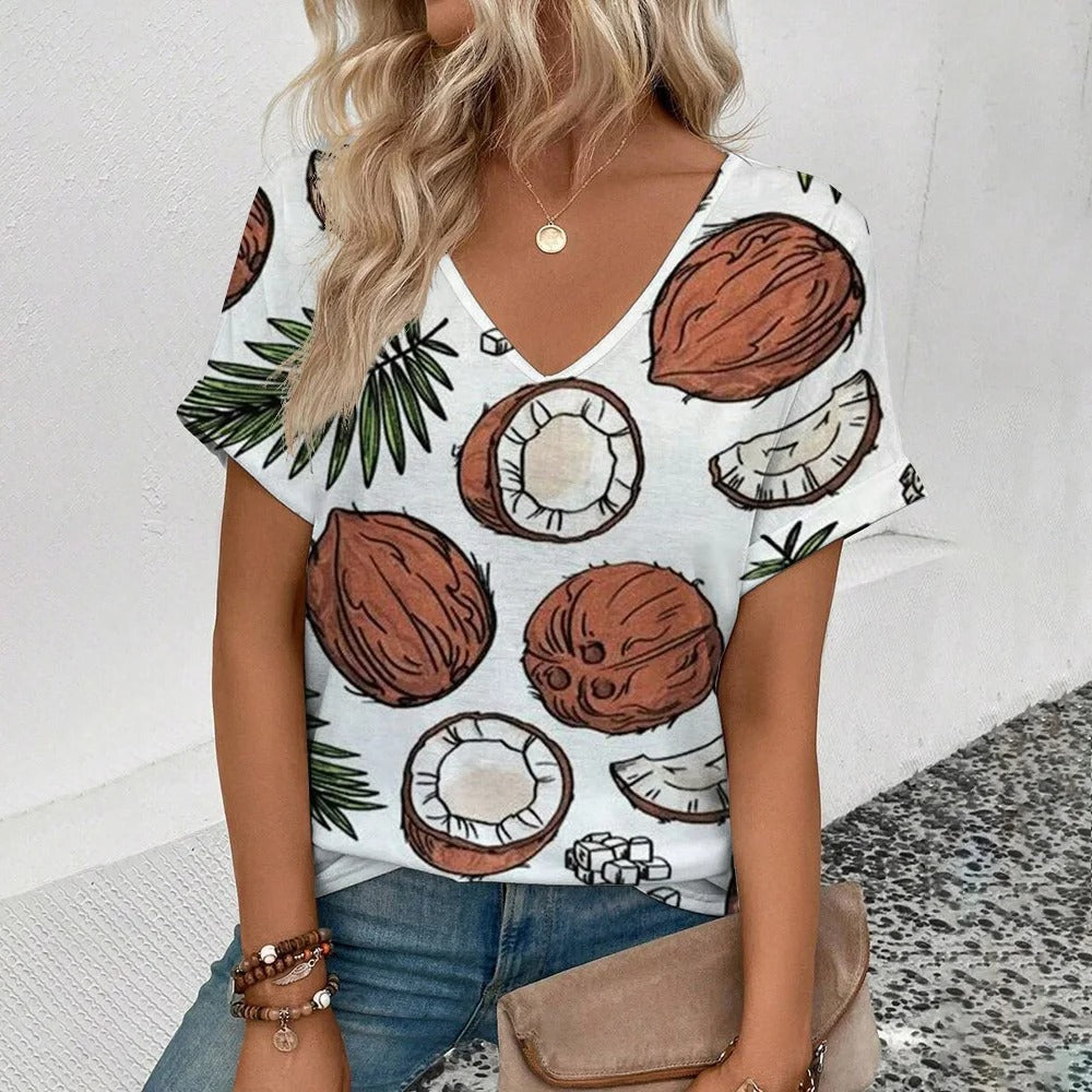 Bruenton® | Moderno T-shirt s otiskom voća