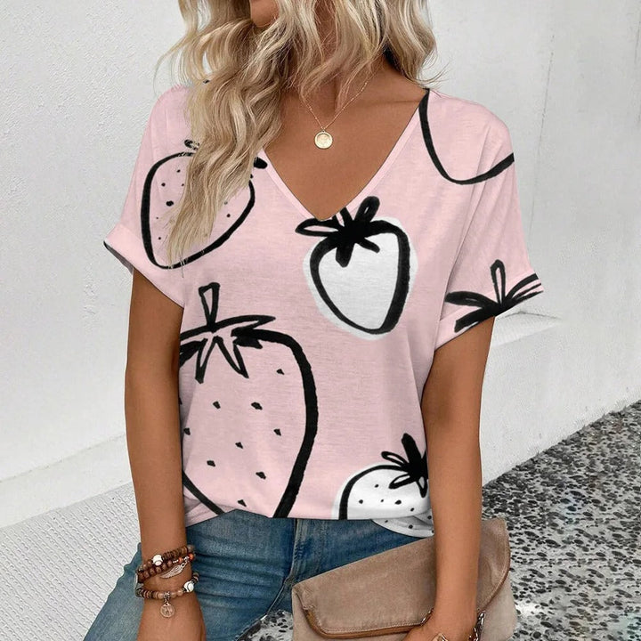 Bruenton® | Moderno T-shirt s otiskom voća