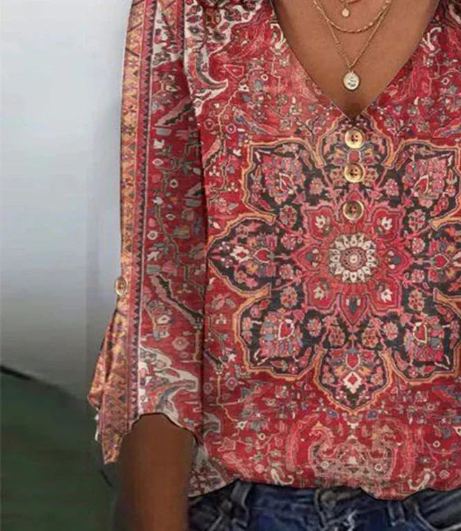 Karina™ | Vintage Boho Bluza