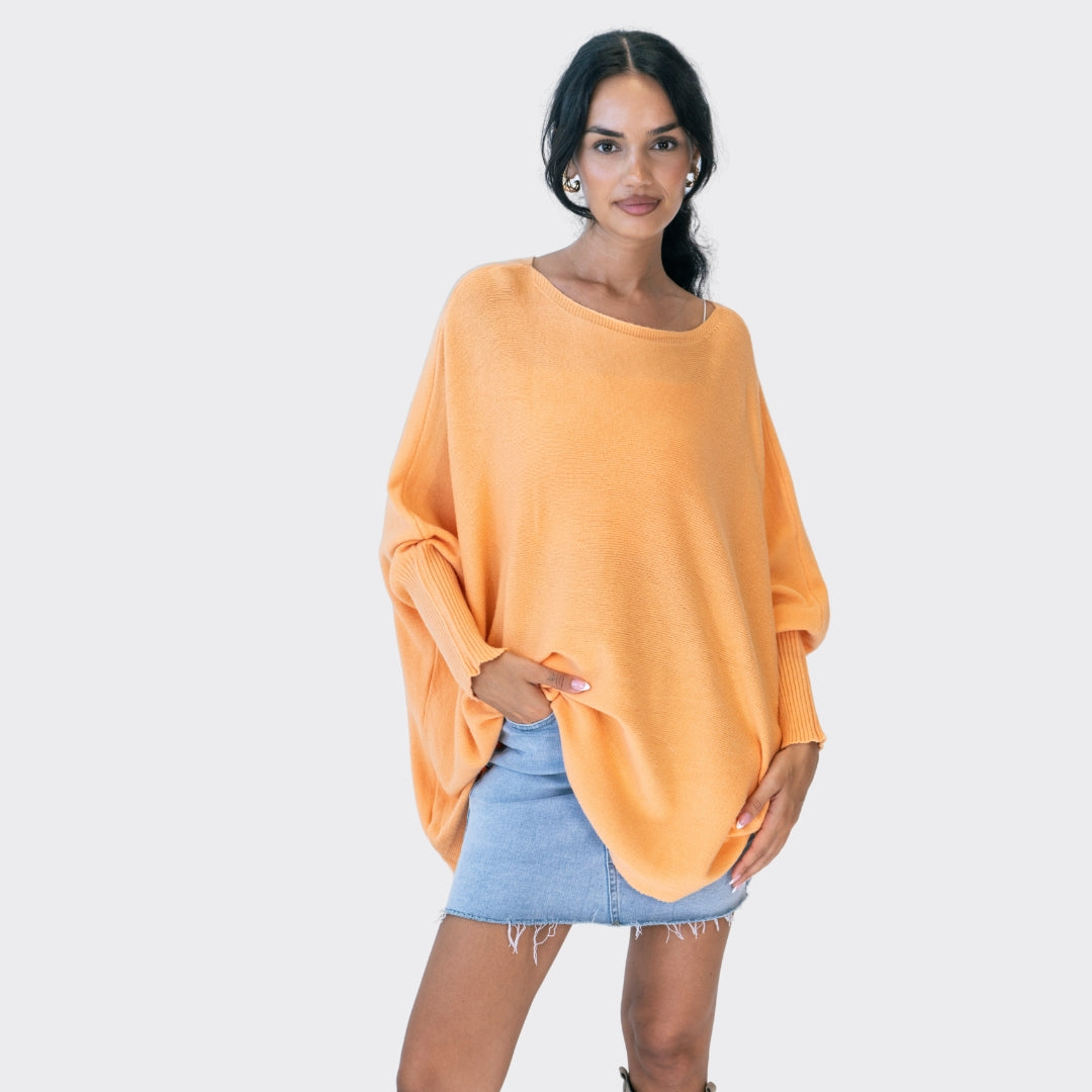 Oversize udobna džemper