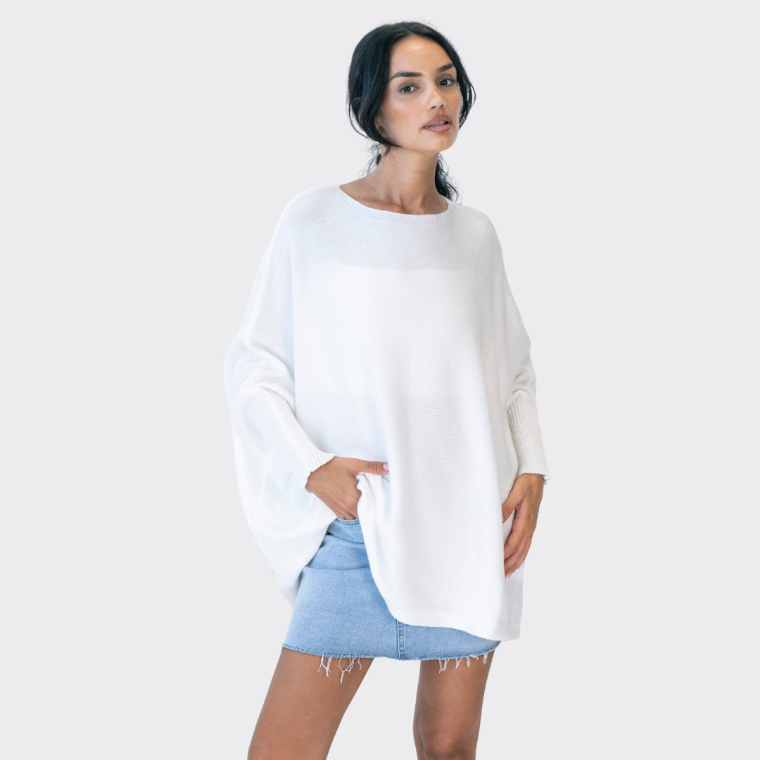 Oversize udobna džemper