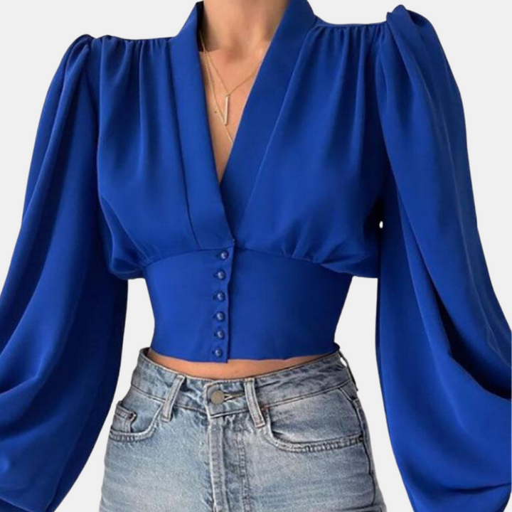 Bretts® | Moderna bluza s duplim rukavima i V-izrezom
