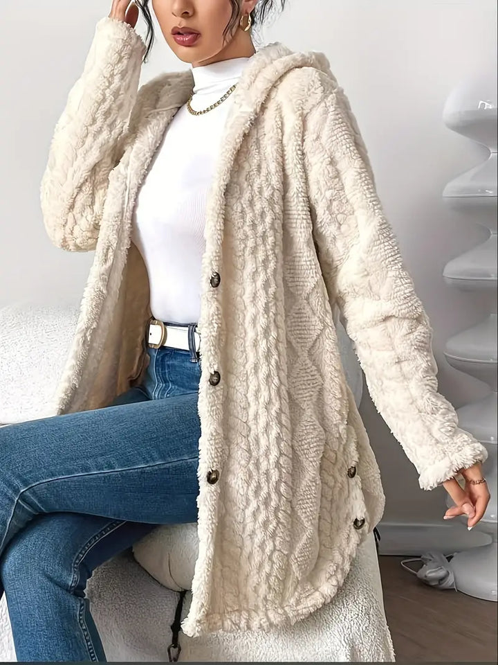 Sarahi™ | Jakna s kapuljačom od pliša