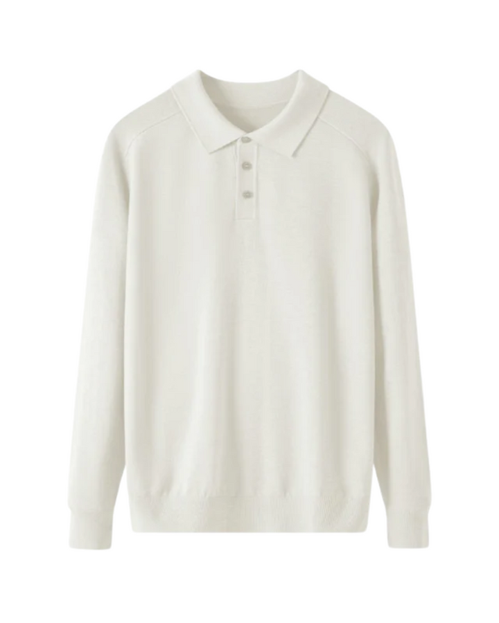Collin - Polo s dugim rukavima od merino vune