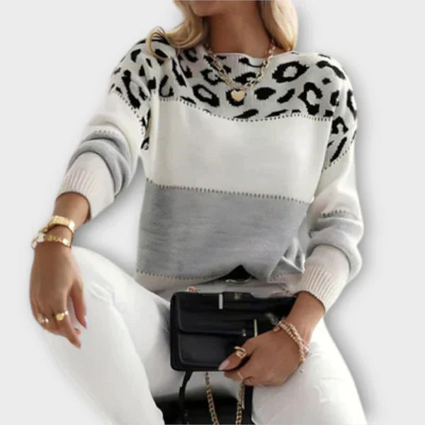 Sandra - Leopard uzorak džemper