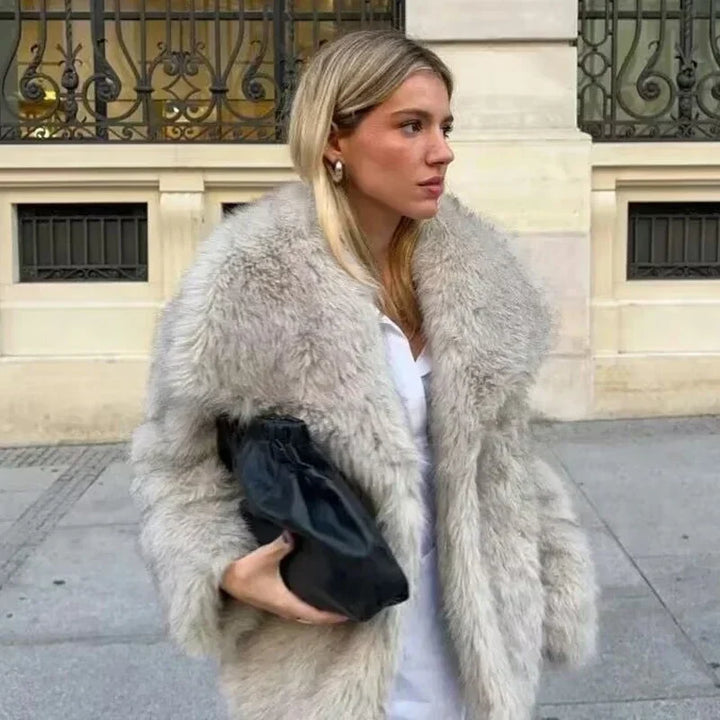 Aina | Elegantna umjetna krznena zimaska