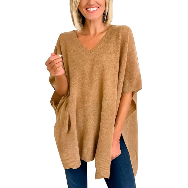 Aurica® | Bluza s neregularnim rubom i V-izrezom