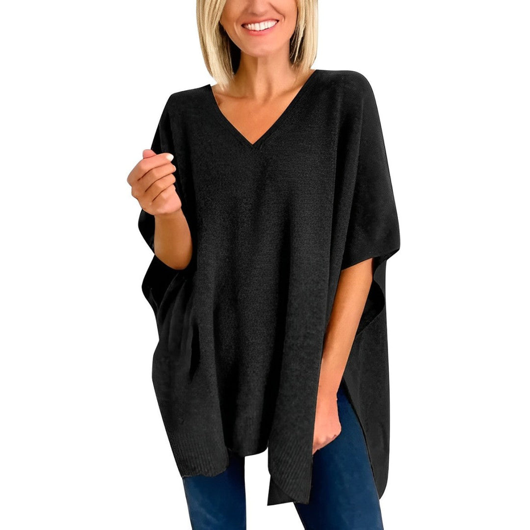 Aurica® | Bluza s neregularnim rubom i V-izrezom