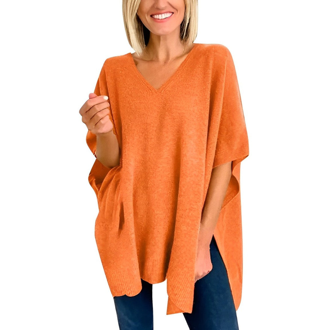 Aurica® | Bluza s neregularnim rubom i V-izrezom