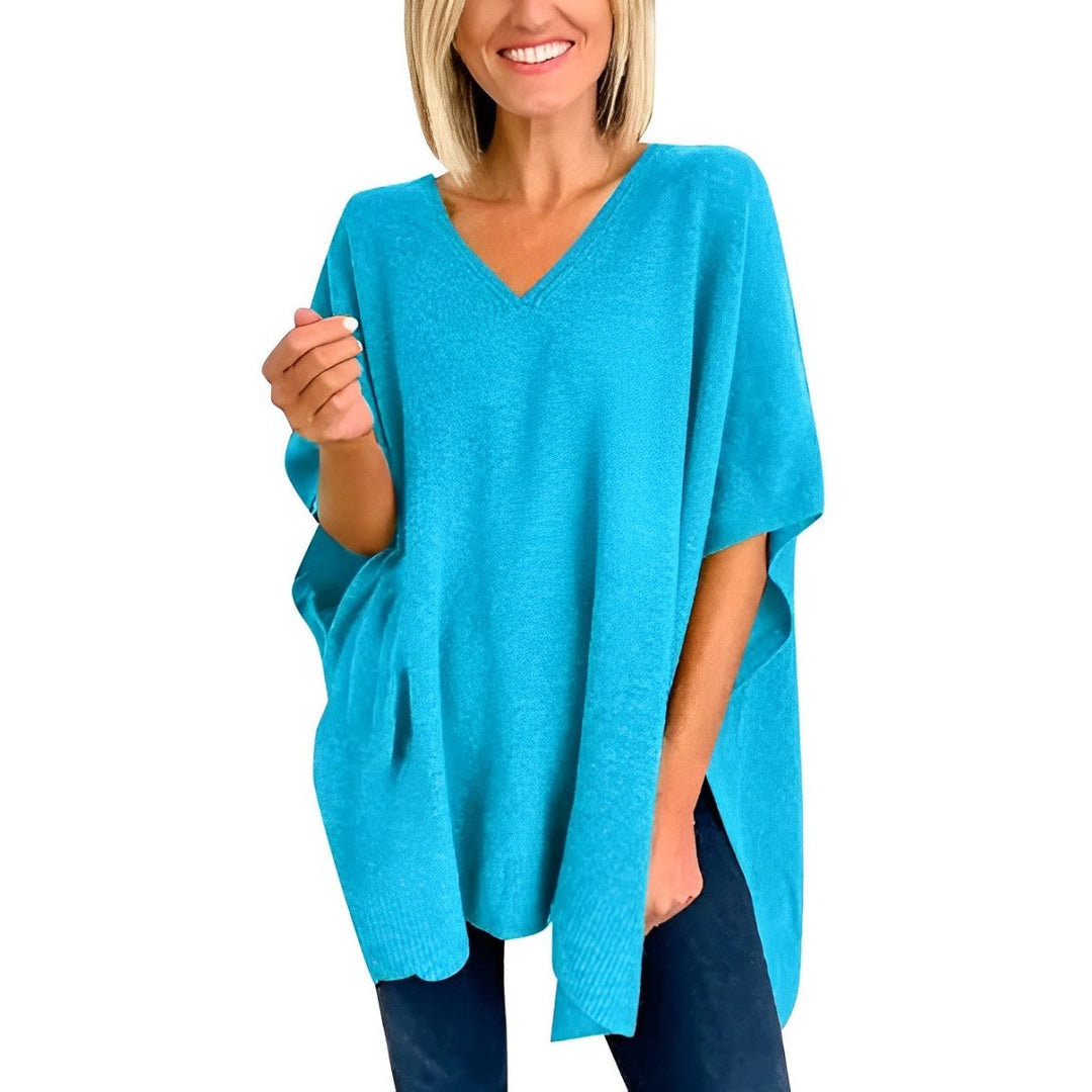 Aurica® | Bluza s neregularnim rubom i V-izrezom